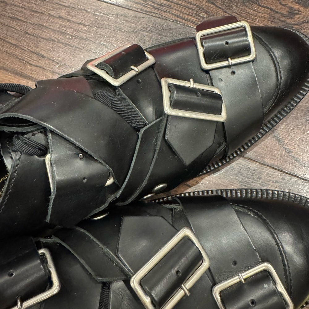 Comme des garçons multi strap buckle monk shoes in 24 - Picture 5 of 5